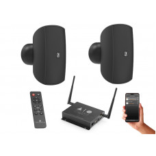 Мультирум система 2 настенных динамика Audac ATEO6M чорный